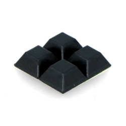Nóżki samoprzylepne kwadratowe 12x12mm - 4szt.