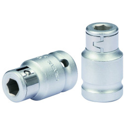 KS Tools 911.4351 1/2&quot; Bit Adaptor Socket, 1/2&quot; X 5/16&quot;, 38mm