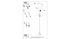 Lampa Sufitowa Gabinetowa Balbo Czarny Mat, Zintegrowany Led 45W 3000 - 6000K...