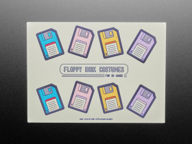 Adafruit Floppy Disk Costumes for SD Cards by Charlyn Gonda