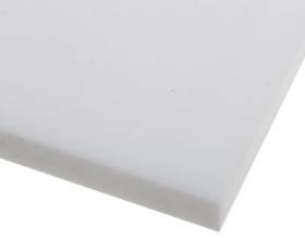 Arkusz tworzywa sztucznego grubość 15mm PTFE Biały długość 300mm Pełny 2.18 → 2.21g/cm³