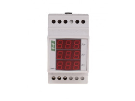 Cyfrowy wskaźnik wartości natężenia prądu trójfazowy DMA-3 pomiar półpośredni 800/5A DMA-3-800-5A F&F FILIPOWSKI