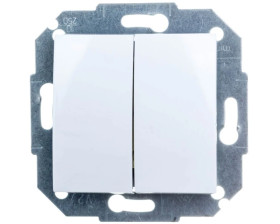 CARLA Łącznik podwójny schodowy biały 1718-10