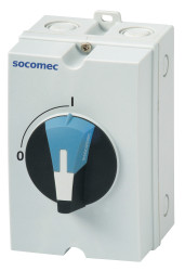 Odłącznik 3-biegunowy Socomec Ściana, Szybkozłącze, Szyna DIN 20 to 1600 A 23 kW IP65