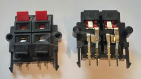 gniazdo głośnikowe ( kolumnowe ) 4x ( stereo ) na panel do druku