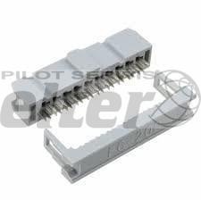 Gniazdo IDC ĹĽeĹ„skie zaciskane na taĹ›mÄ™ 20PIN biaĹ‚e