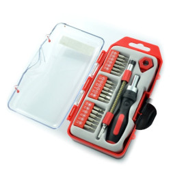 Komplet wkrętaków z grzechotką - 21 elementów