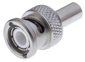 Złącze koncentryczne Montaż na kablu Męski 50Ω typ złącza Złącze BNC 0 to 1.5GHz Połączenie zagniatane typ kabla RG141,