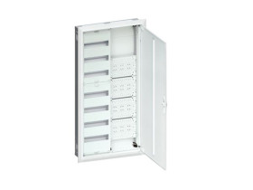 Rodzielnica multimedialna podtynkowa 84 modułowa 7x12M drzwi metal pole teletechniczne IP30 FWU72K2 HAGER