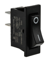Przełącznik kołyskowy Wł.-wył. Nie 10 A SPST Czarny TE Connectivity