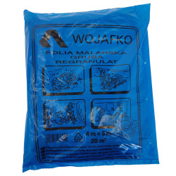 Folia malarska ochronna 4x5m regranulat Wojafko różne grubości DV-101