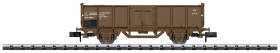Wagon towarowy otwarty MiniTrix 18096 N hobbystyczny wagon towarowy typu E DSB