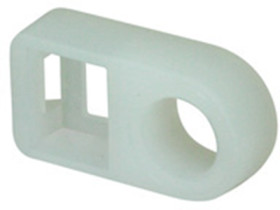 Mounting base, PA, natural, (L x W x H) 17.9 x 9.5 x 4.7 mm, 151-61319