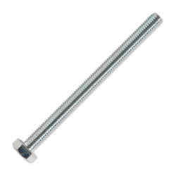 Sealey SS8100 HT Setscrew M8 x 100mm 8.8 Zinc DIN 933 Pack of 25