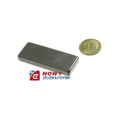 Magnes neodymowy 40x15x5 N42