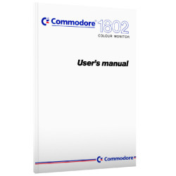 Commodore 1802 Colour Monitor Users Manual