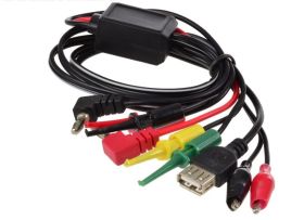 Kable, przewody do zasilacza serwisowego 7 końcówek z USB