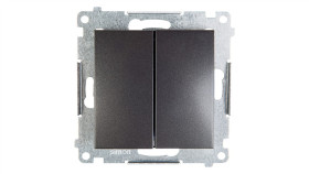 Simon 54 Łącznik Świecznikowy, Szybkozłącza, Antracyt Dw5b.01/48