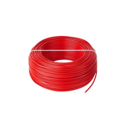PRZEWÓD LGY 1x 0,5mm2 CZERWONY LINKA H05V-K PVC-40...+70°C