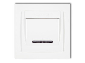 DECO Wyłącznik hotelowy biały DSH-1 KARLIK