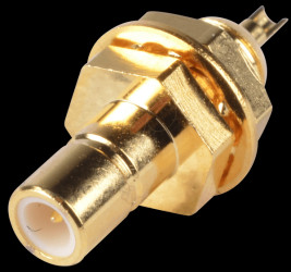 SMB PCB panel jack for RG174/U, solder version