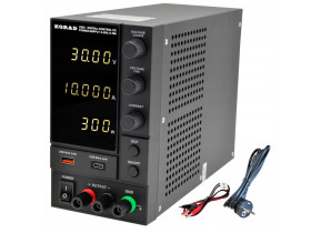 Zasilacz laboratoryjny KORAD U203 30V 10A USB 24W typ A, typ C pomiar mocy
