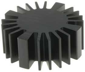 Radiator 50 (Dia.) x 20mm 2.4K/W Uniwersalna Okrągła Aluminiowa