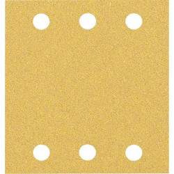 Bosch 2608901655 Accessories Sandpaper 60 Grit 107x115mm 50 pieces Hook and Loop