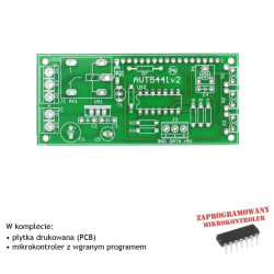 Cyfrowy termostat - PCB i mikroprocesor do projektu AVT 5441