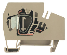 Blok zacisków przelotowych Weidmuller poziomy: Pojedynczy 14 → 4AWGZacisk Z raster: 14mm 76A 800 V