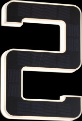 79843 Outdoor solar house number 2 3000K IP44