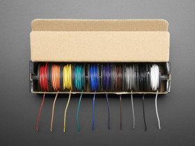 Adafruit Hook-up Wire Spool Set - 22AWG Solid Core - 10 x 25ft