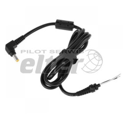 Wtyk zas. 5,5/2,5 (19V/7.1A) kÄ…towy z kablem