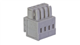 Gniazdo Mcs-Mini Classic 4-Biegunowe Jasnoszare Raster 3,5 Mm 734-104 /100Szt./