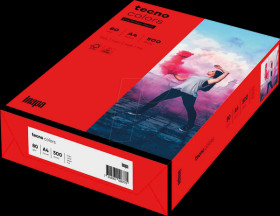 88324408 Paper, dark red, DIN A4, 80 gsm, 500 sheets