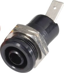 Izolowane gniazdo montażowe Schnepp BU 4600, czarne