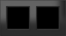 162149A1 Glass frame, double, black