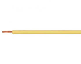 Przewód instalacyjny H07V-K (LgY) 2,5 żółty /100m/