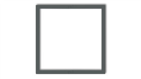 Ramka Wypełniająca Pojedyncza Serii Deco Grafitowy Mat 28Drw-1
