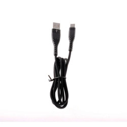 Kabel USB-USB typu C 1m wzmacniany czarny LB0153 LIBOX