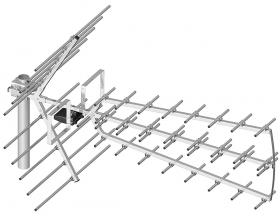 Antena telewizyjna UHF Dipol 44/21-69 Tri Digit bez wzmacniacza