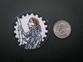 Adafruit Ada Lovelace - Skill badge, iron-on patch