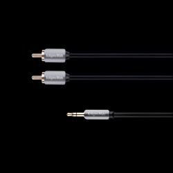 Przyłącze Jack 3,5mm - 2xRCA 1,8mb. Kruger&Matz KM0310