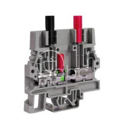 Złącze śrubowe 6 mm², pomiarowe, szare, SCB.6/CD/GR