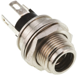 Switchcraft Gniazdo DC Gniazdo DC Prosty Montaż na panelu 5A 30.0V 26.3 mm Srebrny IP68