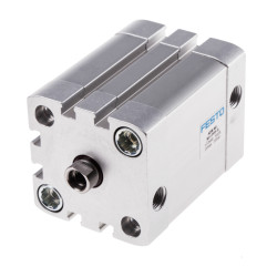 Siłownik pneumatyczny skok: 30mm Festo Ø 40mm dwustronnego działania Action 81.1mm z amortyzacją pneumatyczną