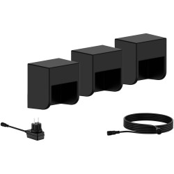 Philips 8720169269439 Grits LED Ceiling Spotlight 4.5W Black Outdoor Set