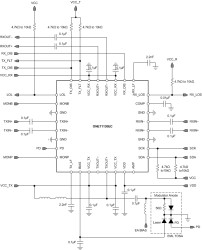 11.7-Gbps transceiver with dual CDRs & integrated modulator driver