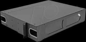 66752 19" fiber optic splice box, 2 U, unequipped