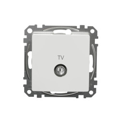 Gniazdo TV przelotowe (7dB), białe, Sedna Design i Elements SDD111474